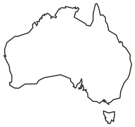 The real border of Australia